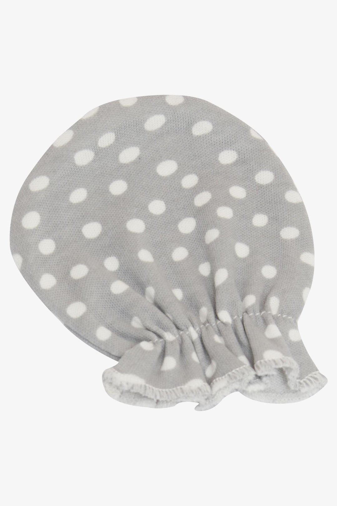 BRE Breeze Newborn Baby Mittens Polka Dot Pattern Light Grey - Puebla