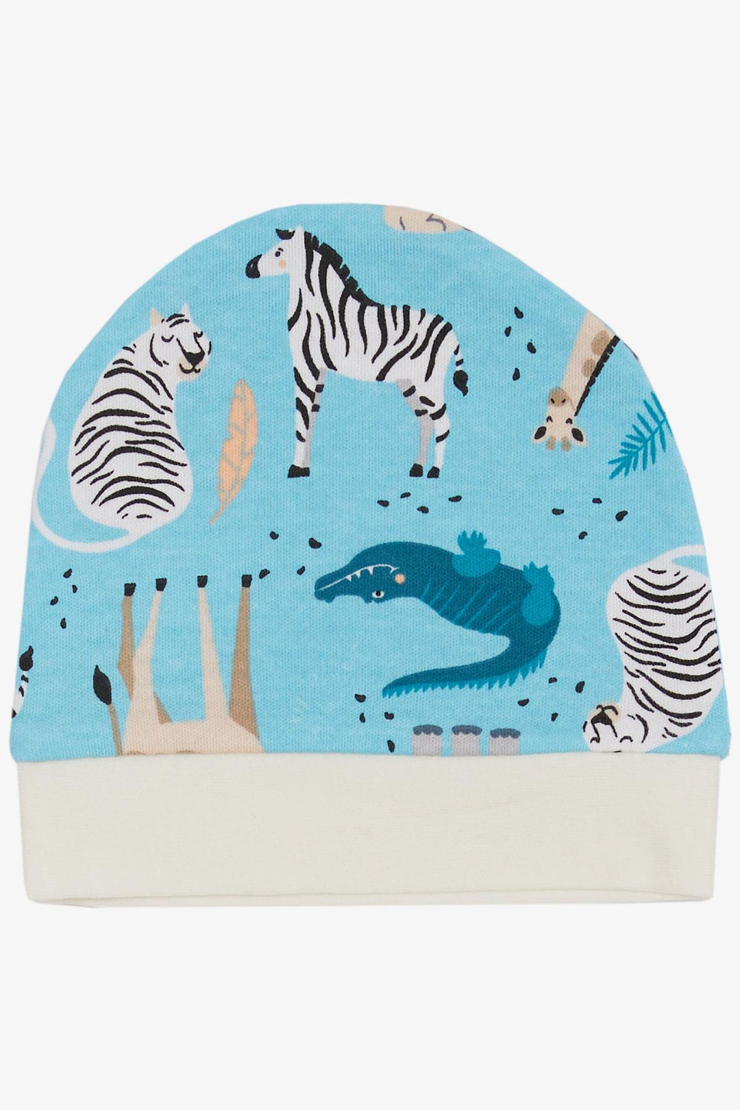 BRE Breeze Newborn Baby Hat Animal Kingdom Themed Blue - Turda