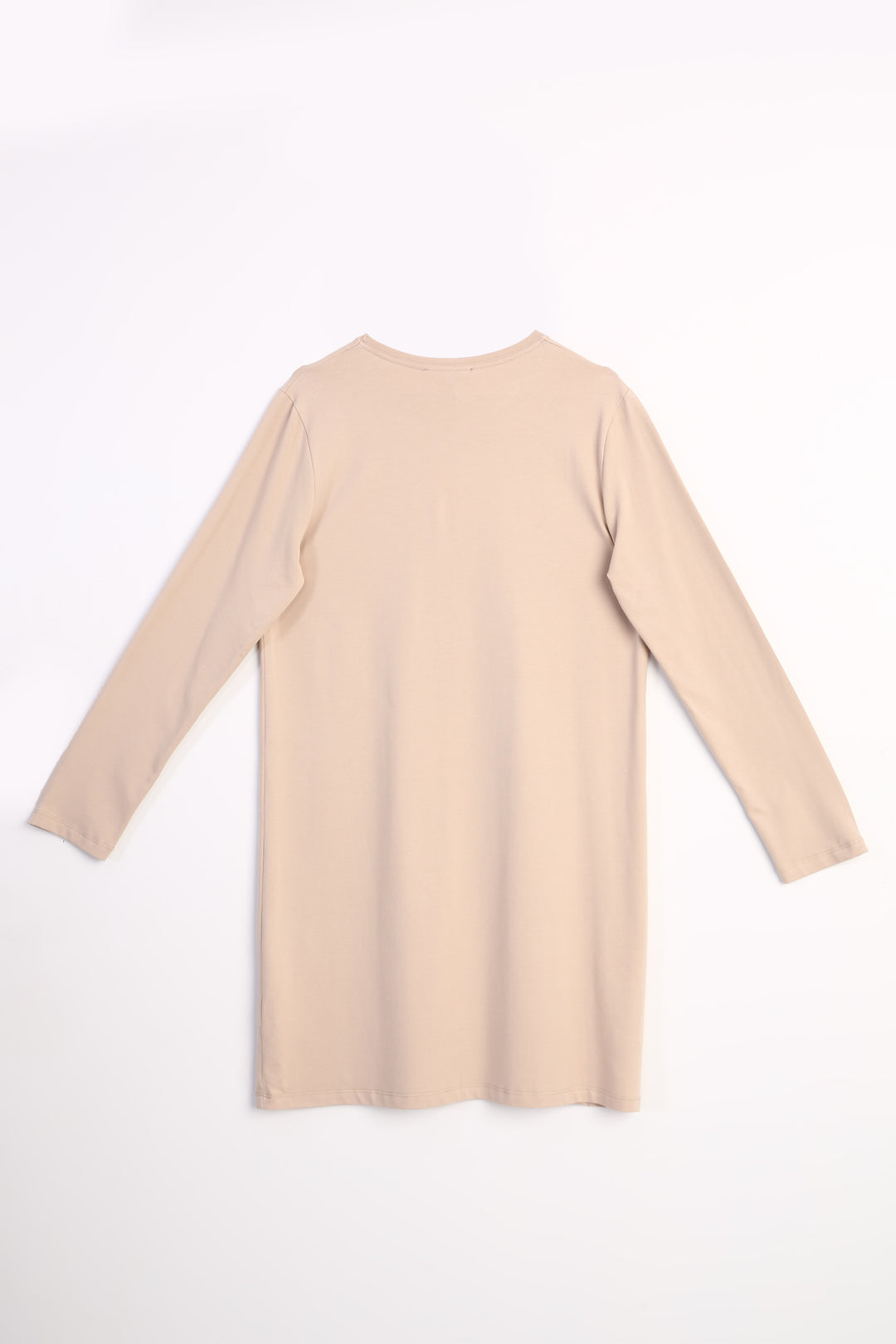 TLD Women Allday Beige Plus Size Supreme Sweat Tunic - Dunedin