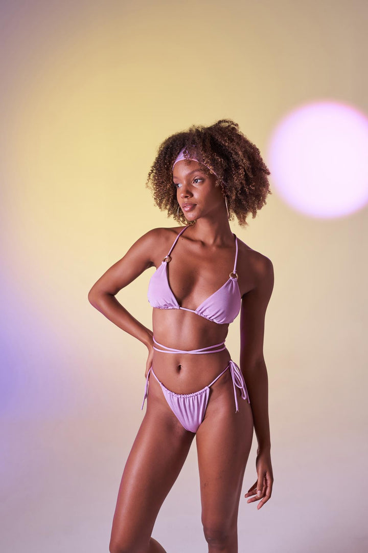 HLLY Women Delphi Bikini Bottom Pink - Somerville