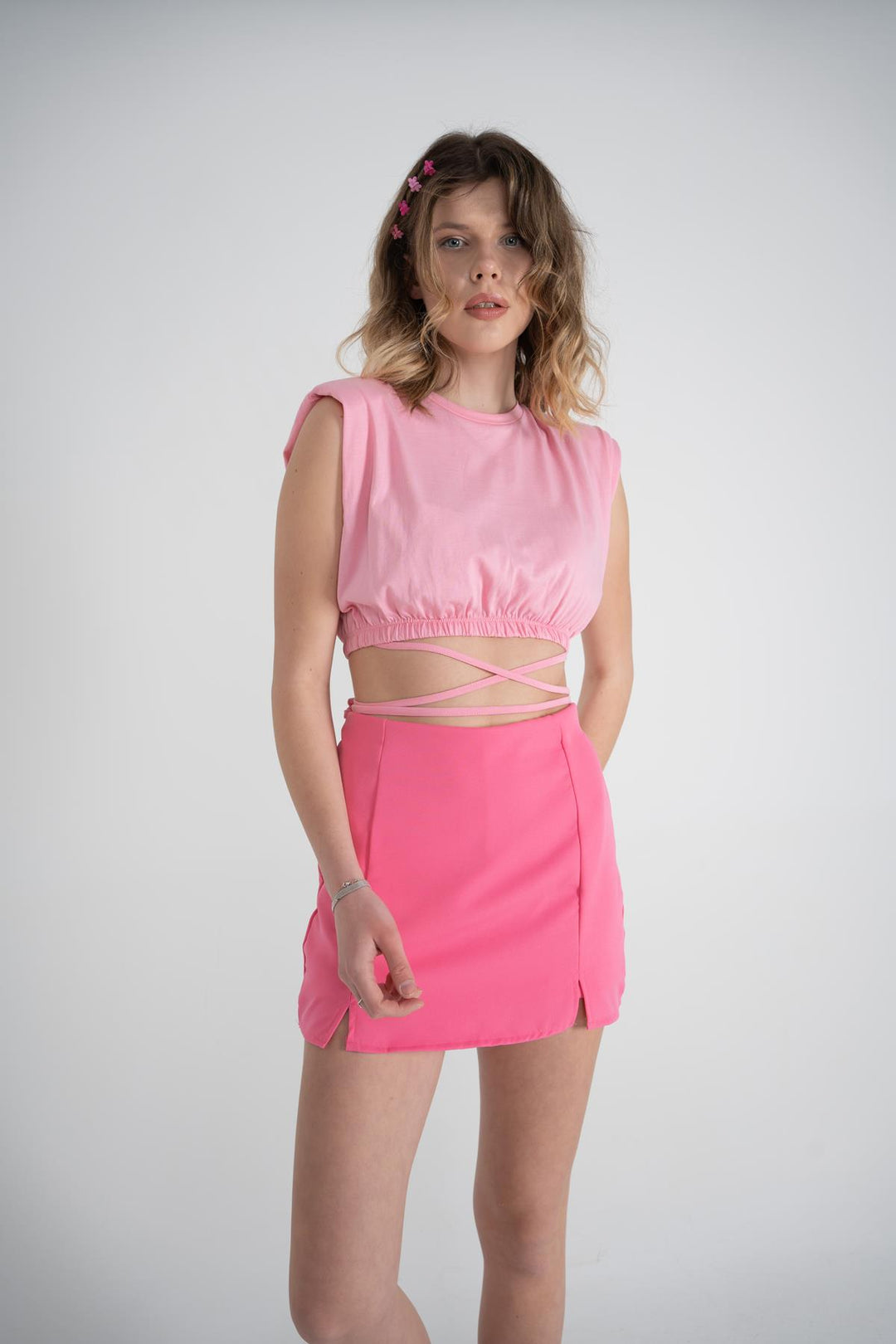 HLLY Women Wren Shorts Skirt Pink - Abbotsford