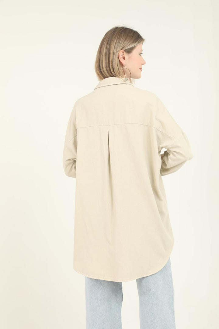 ELS Pocket Shirt - Beige - Atascocita