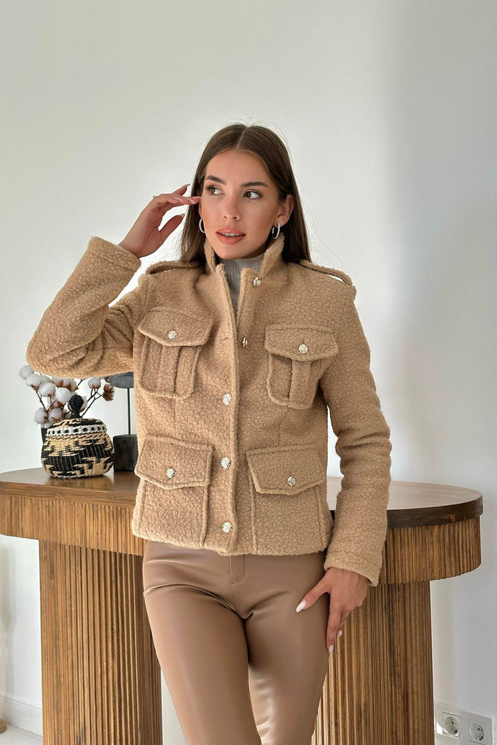 ELS Pocket Soft Jacket - Camel - Casalnuovo di Napoli