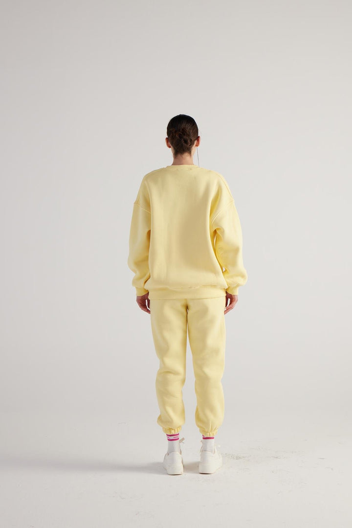 HLLY Women Fine Yellow Sweatpants - Beckenham