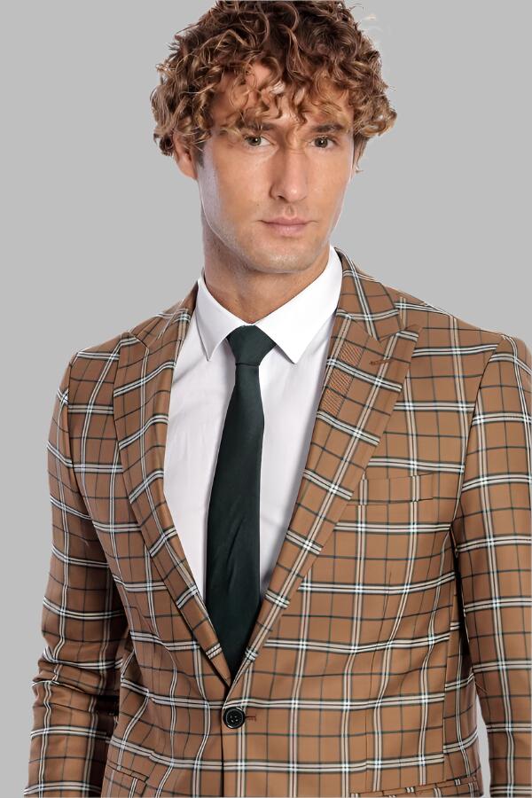 WSS проверил Brown Men Blazer - Singen