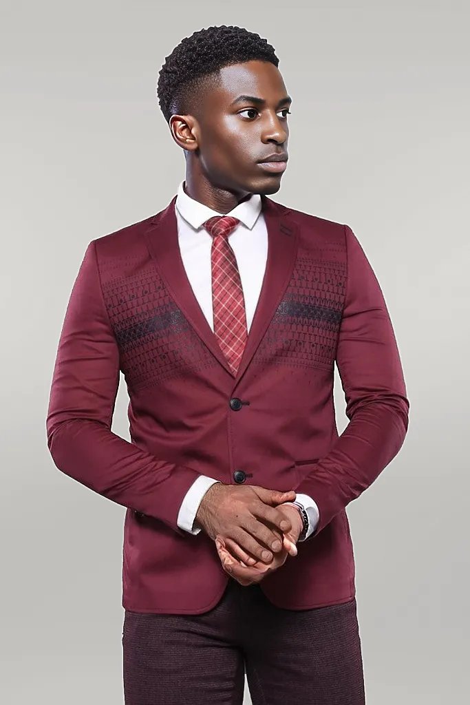 Men Burgundy Blazer Wholesale Clothing Supplier Wholesale Clothing Suppliers