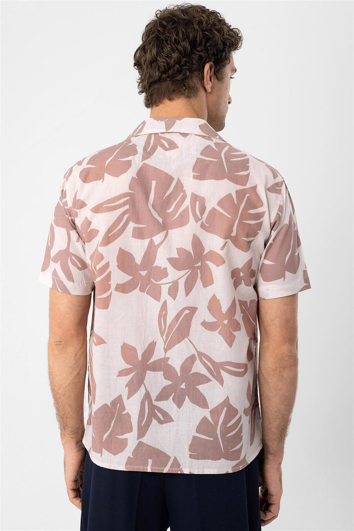 ANT Floral Patterned Top Collar Men's Shirt - Townsville