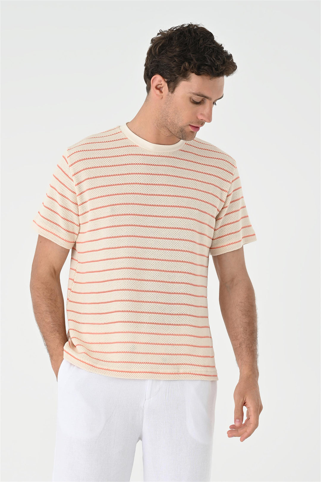 ANT Striped Knitted Men's T-Shirt - Stafford