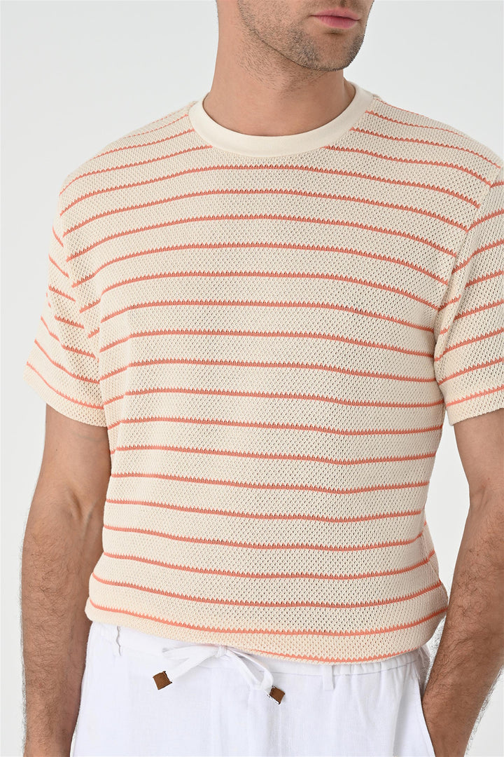 ANT Striped Knitted Men's T-Shirt - Stafford