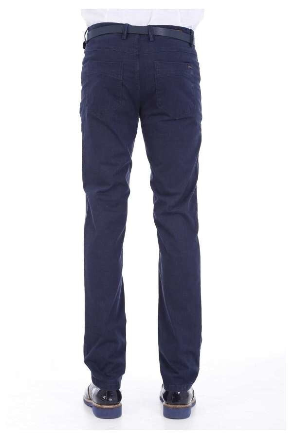 WSS Cotton Five Pockets Navy Blue Men Pants  - Singen