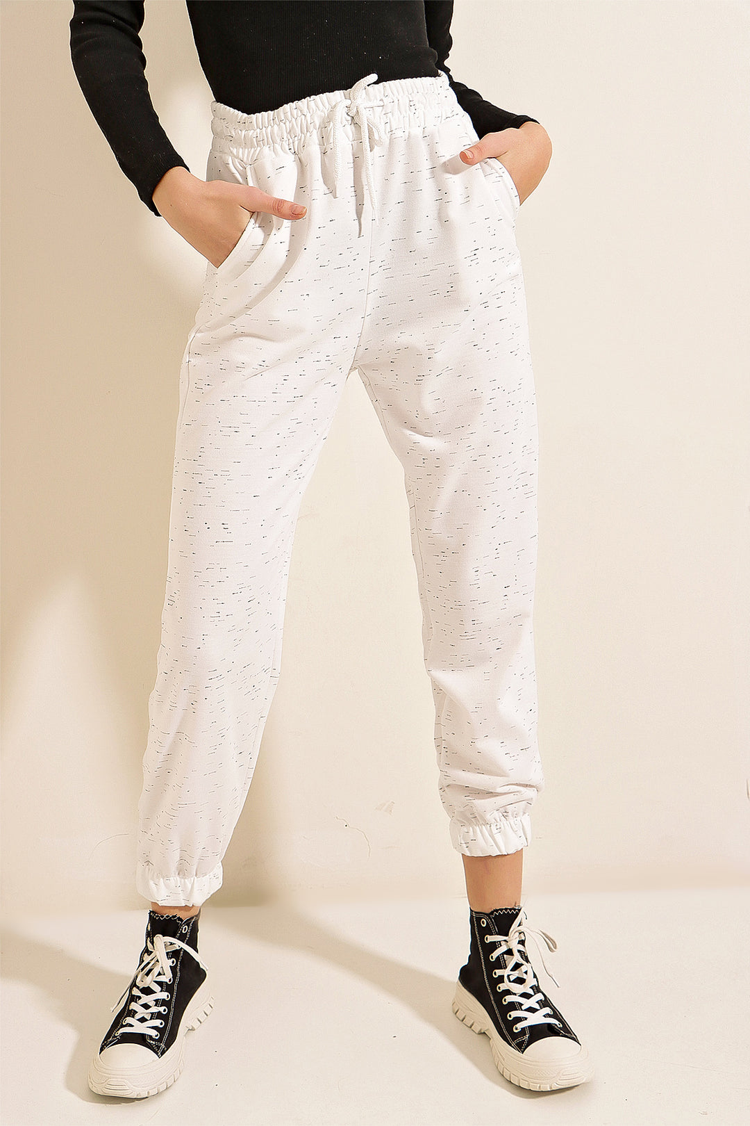 BGD Women Sweatpants Bottoms - Off-White - Avondale