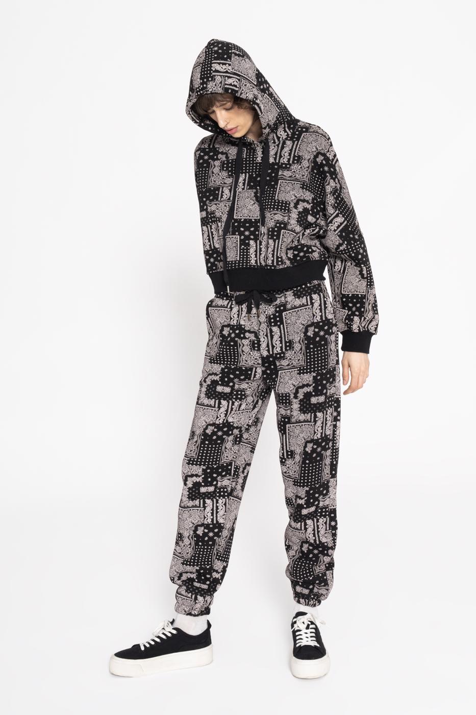 BSL Women Printed Fleece Jogger Pants - Venlo