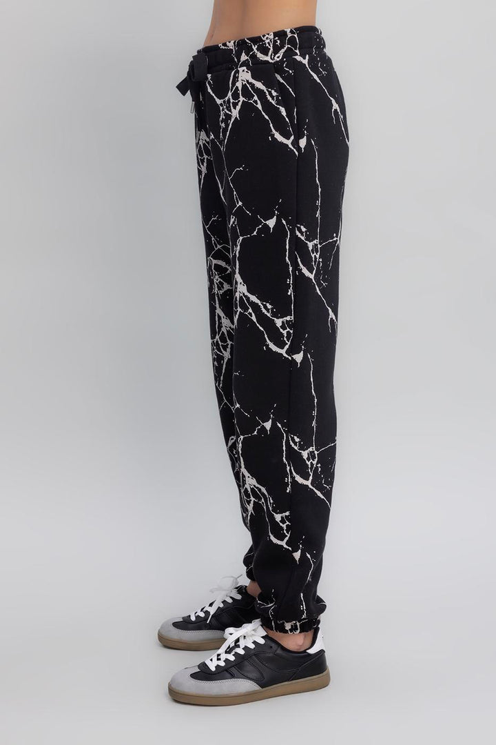 BSL Women Printed Fleece Jogger Pants - Santa Cruz Xoxocotlán