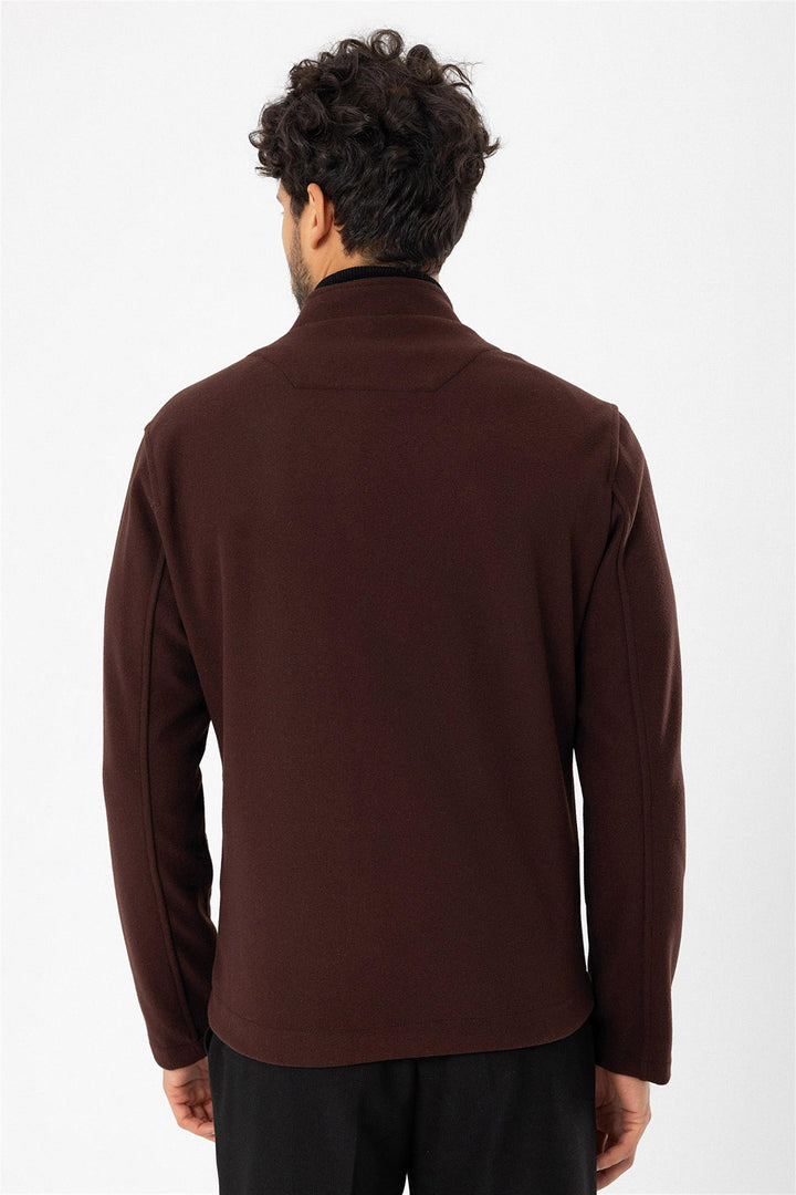 ANT High Collar Men's Cashmere Coat - Manassas