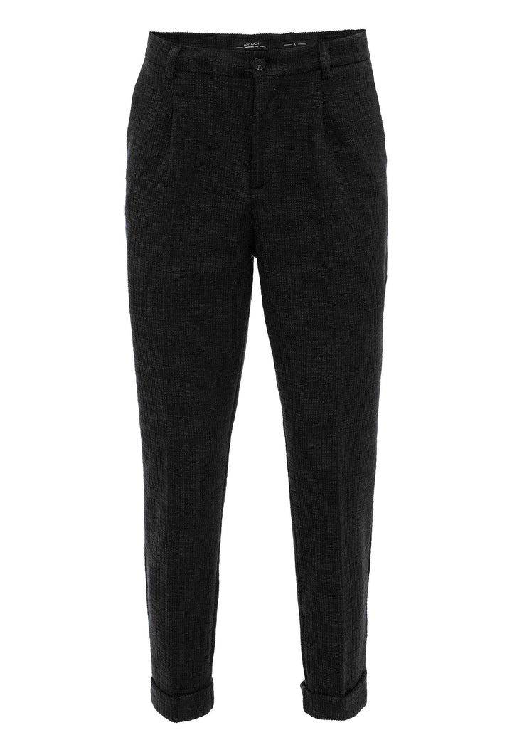 ANT Textured Pleated Double Leg Men's Trousers - Padova