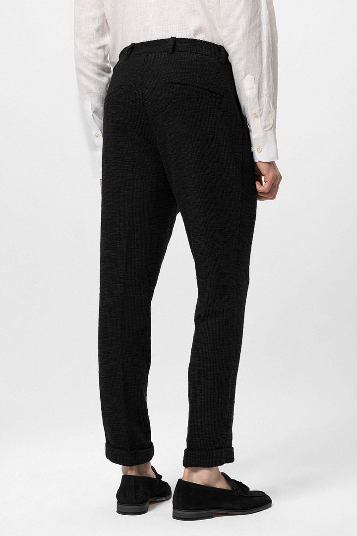 ANT Textured Pleated Double Leg Men's Trousers - Padova