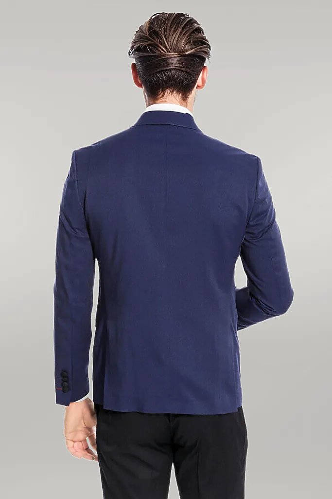 WSS Dot-Patterned Navy Tuxedo  - Singen