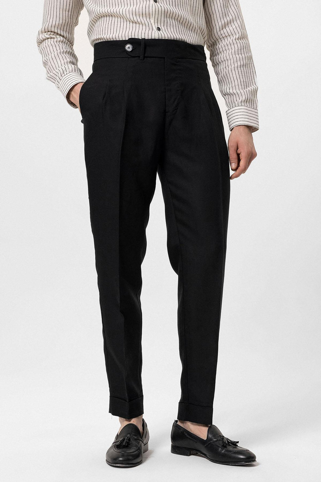 ANT Double Leg High Waist Men's Trousers - Thonon-les-Bains