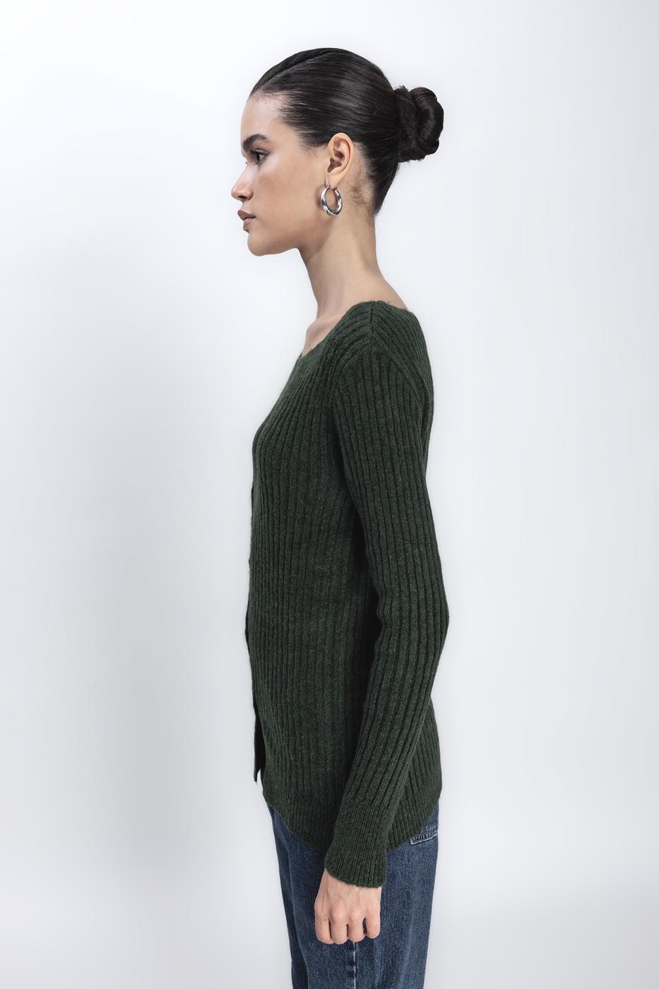 BSL Women Button Detailed Knit Top - Gennevilliers