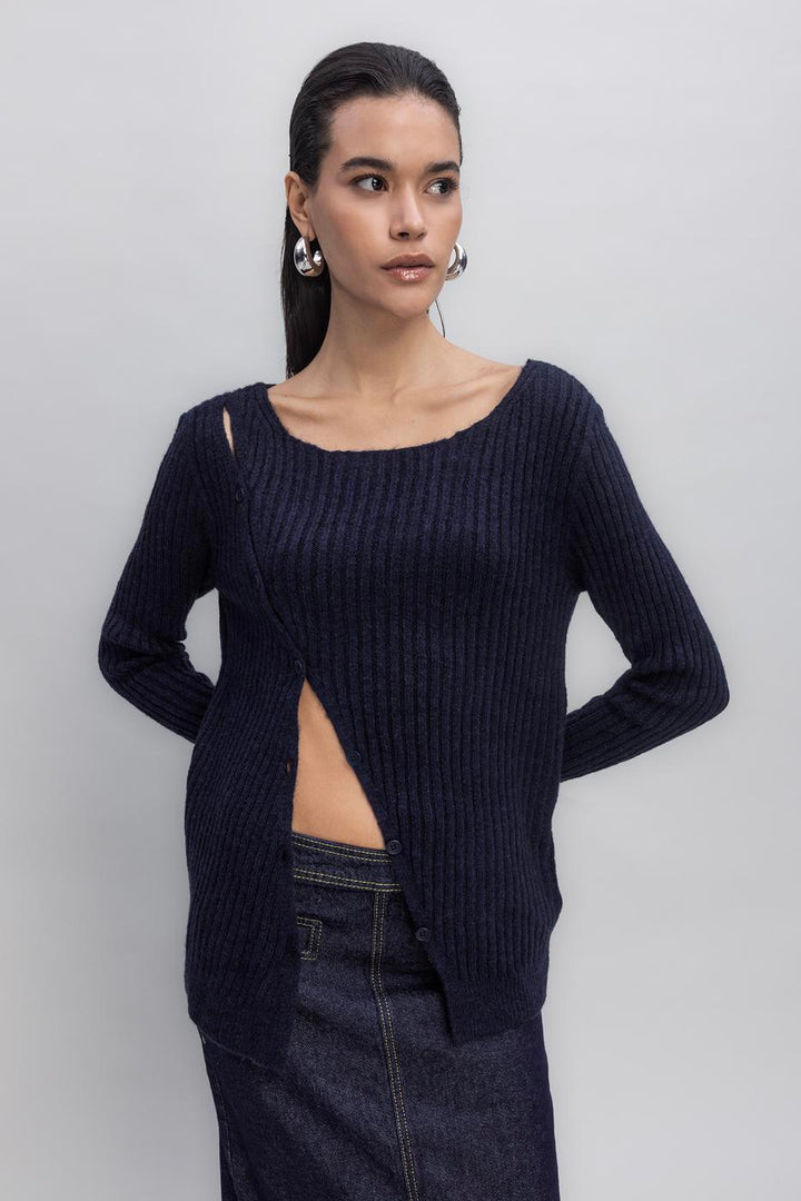 BSL Women Button Detailed Knit Top - Ellesmere Port