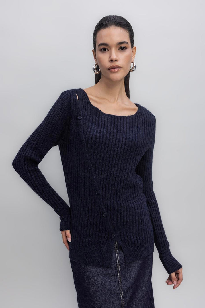 BSL Women Button Detailed Knit Top - Ellesmere Port