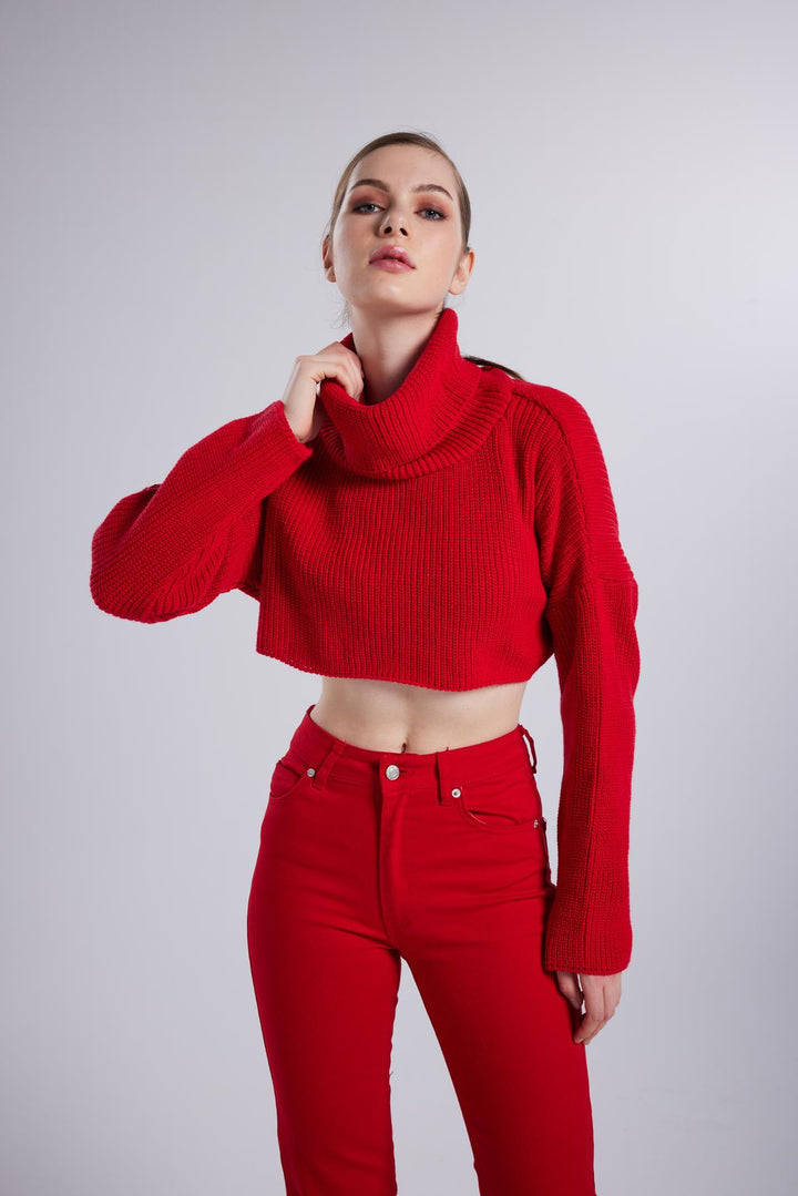 HLLY Women Lirola Sweater Red - Herzogenrath