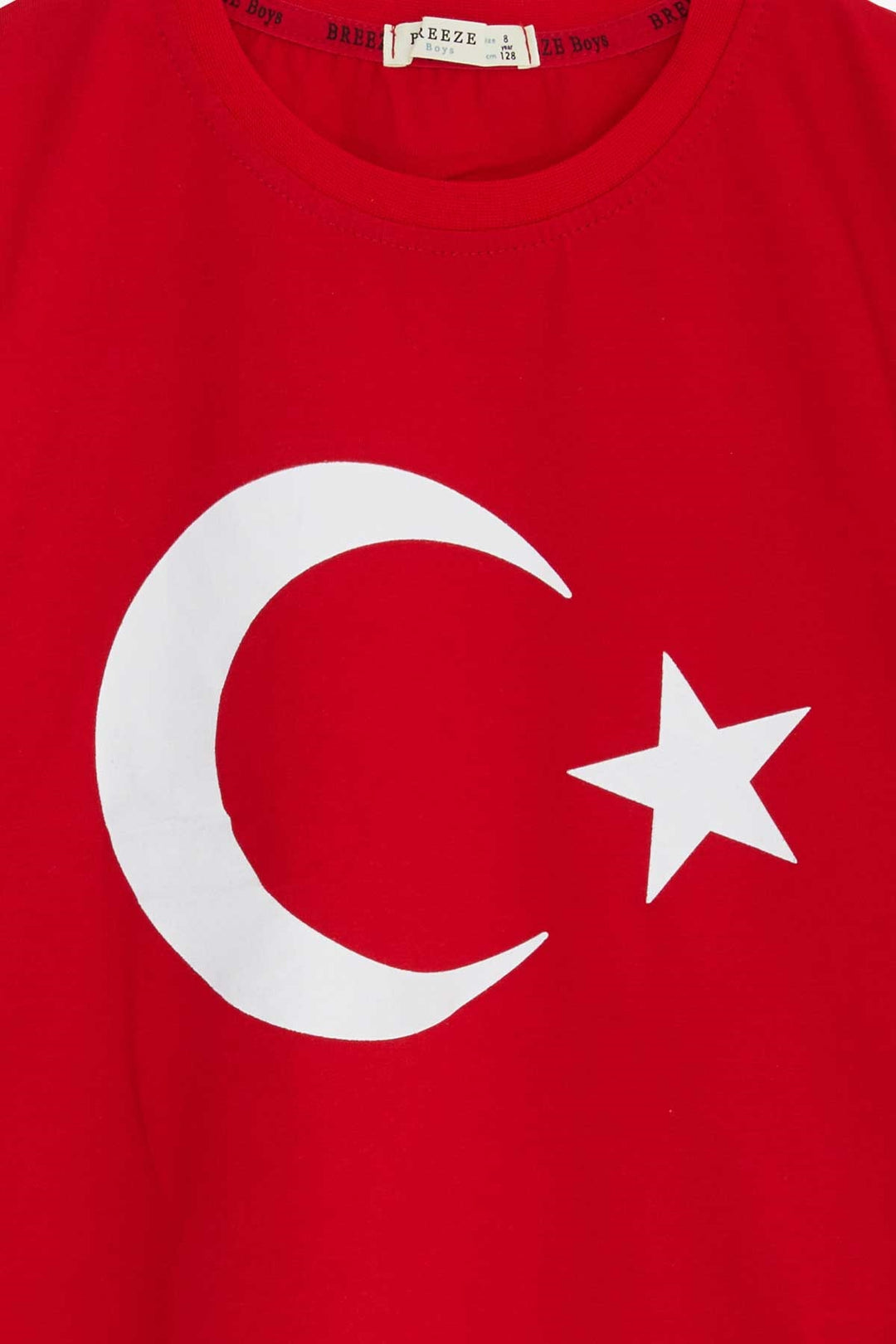 BRE Breeze Kids T-shirt Turkish Flag Red 84 Years, Red - St. Clair Shores