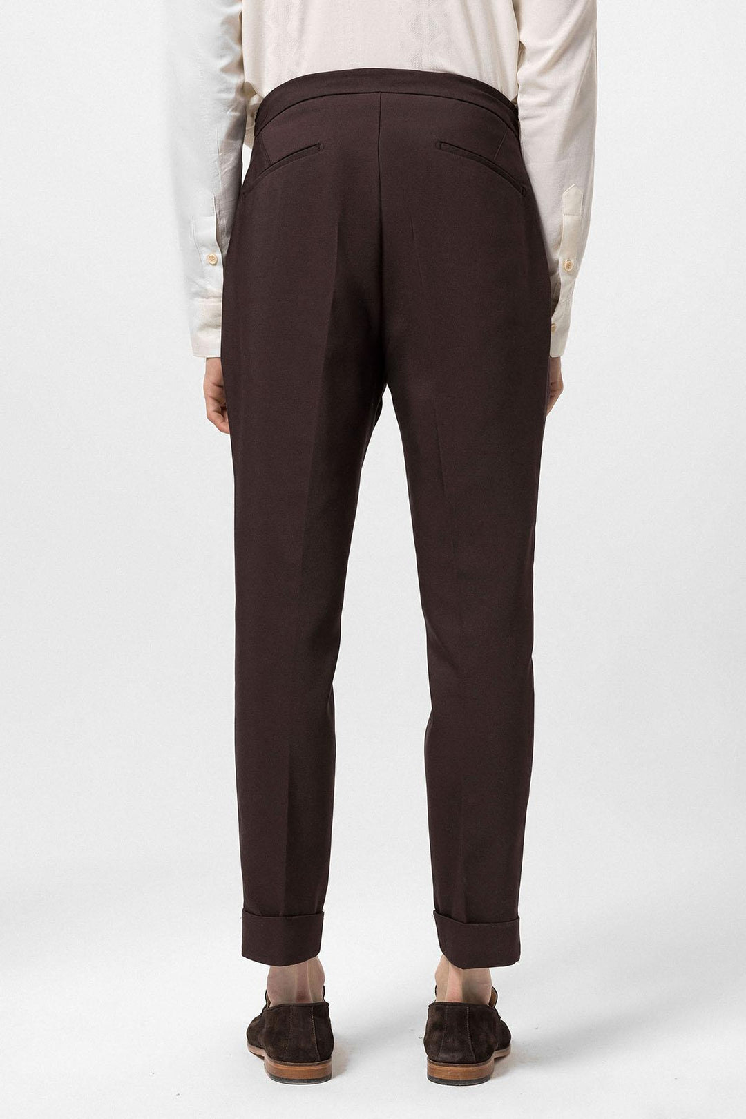 ANT Elastic Waist Pleated Men's Trousers - Terracina