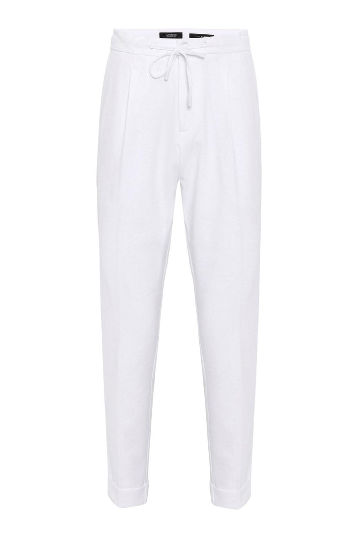 ANT Elastic Waist Pleated Men's Trousers - Godalming