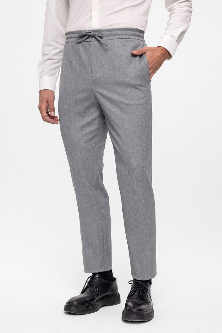 ANT Elastic High Waist Men's Trousers - La Crosse