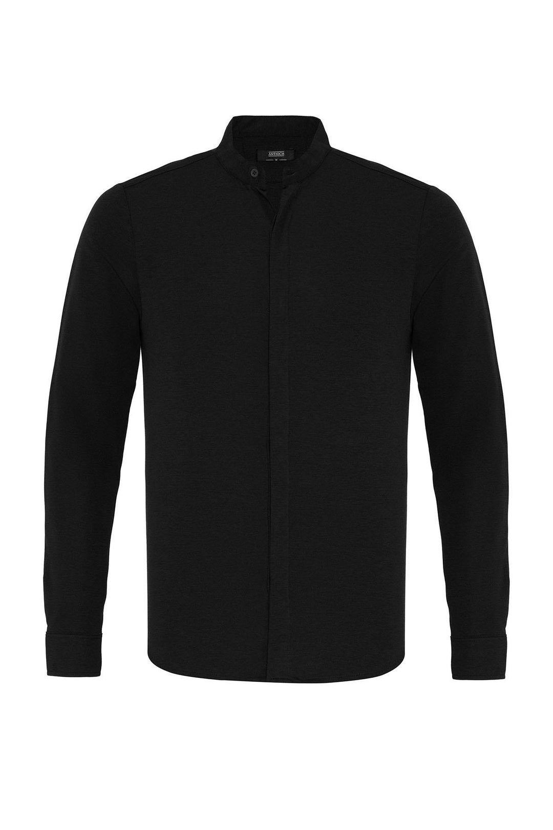 ANT Men's Classic Collar Hidden Button Long Sleeve Slim Fit Shirt - Wigan