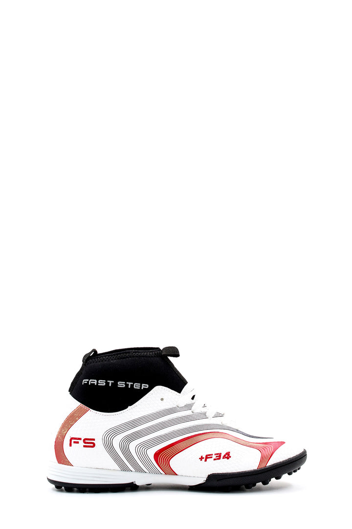 FST Men's Indoor Soccer Shoes 930XA034H White Red - Jocotepec