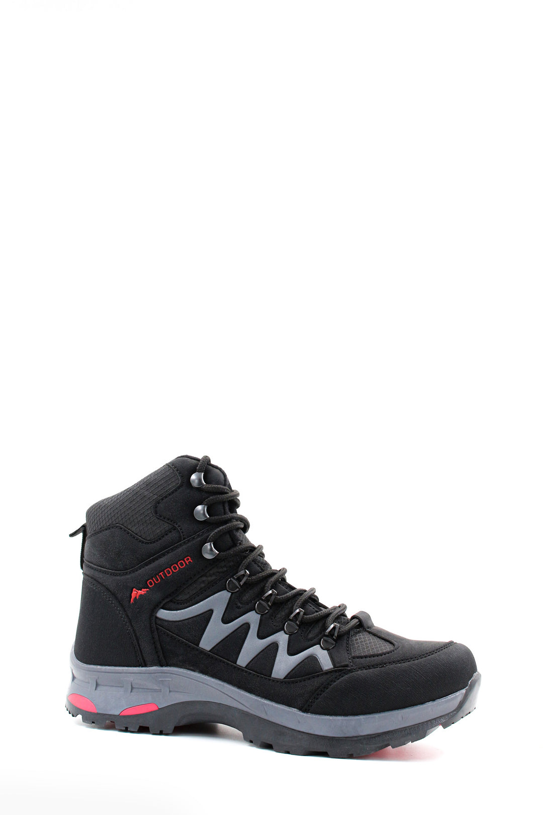 FST Men's Sports Boot 417SMA8009 Black Smoke Red - Puteaux