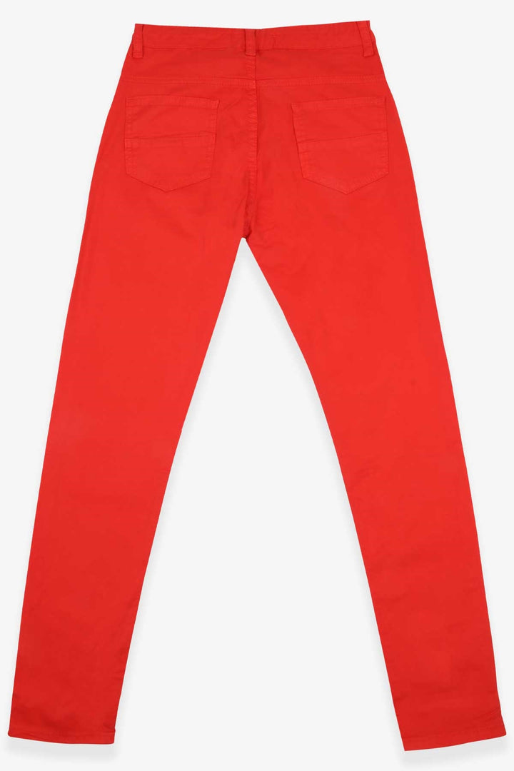 BRE Jack Lions Boys' Denim Pants with Pockets 96 Years, Orange - Lebanon