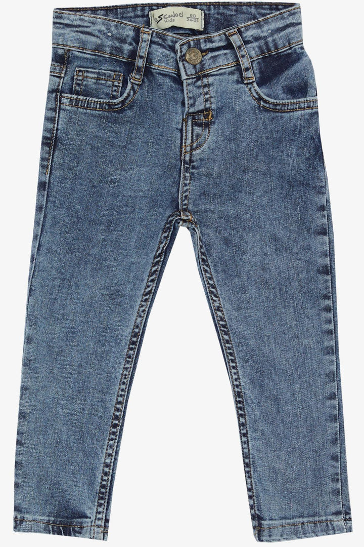 BRE Escabel Boys' Jeans with Pockets, 1-4 Years, Blue - Belfort