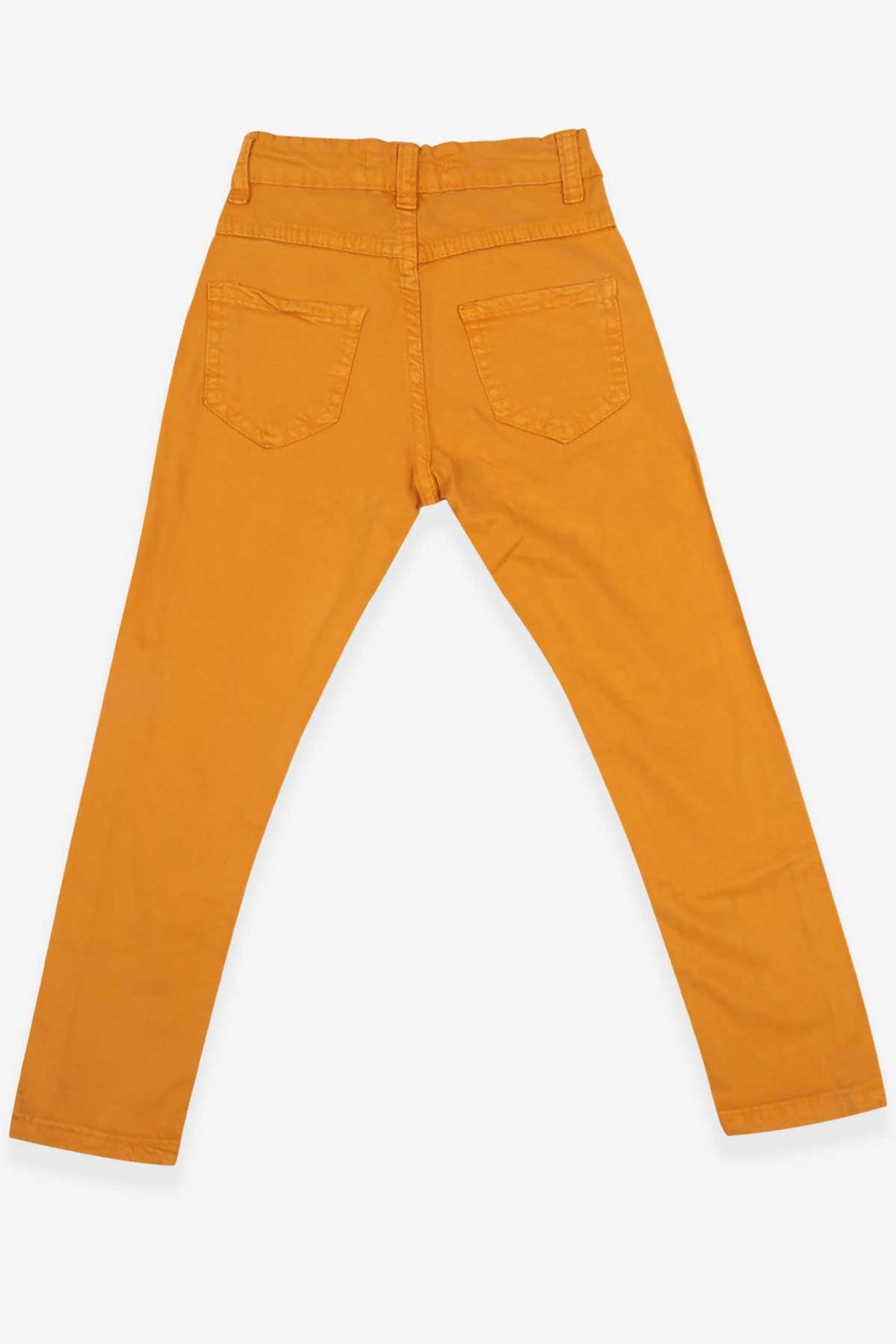 BRE Escabel Girl's Denim Pants with Bird Eye Accessories, Mustard Yellow, 56 Years - Chioggia