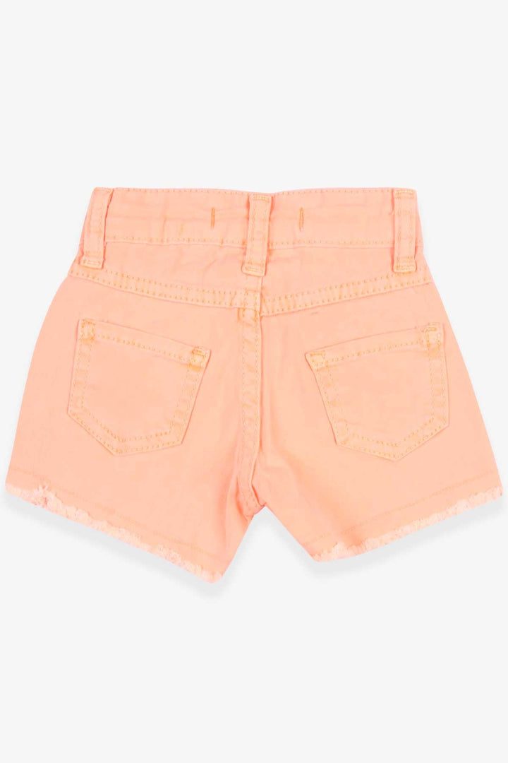 BRE Escabel Girl's Shorts with Stone Accessories Pocket, 1-4 Years, Orange - Sievierodonetsk