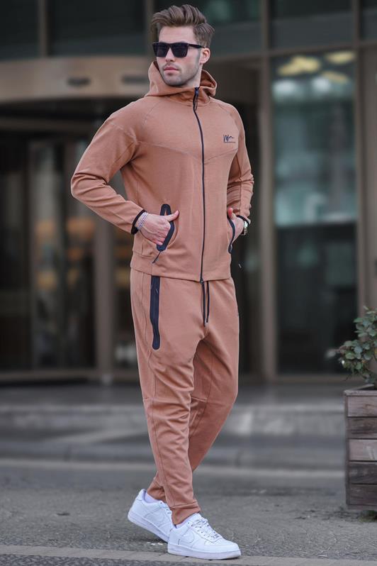 MDX Hooded Beige Men's Tracksuit 7201 - Torrelavega