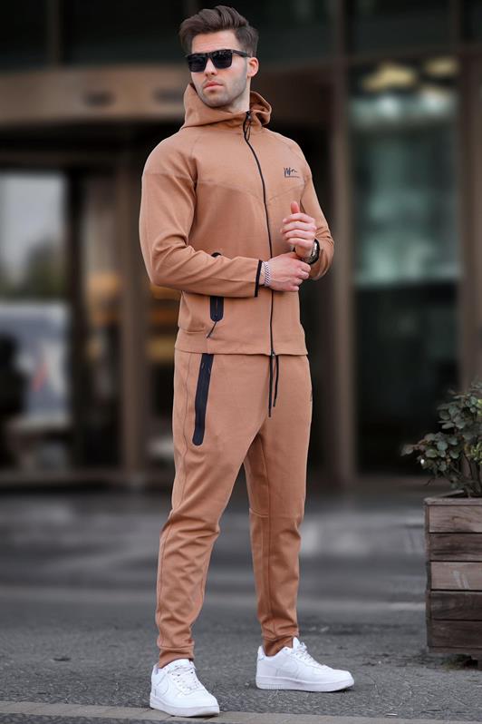 MDX Hooded Beige Men's Tracksuit 7201 - Torrelavega