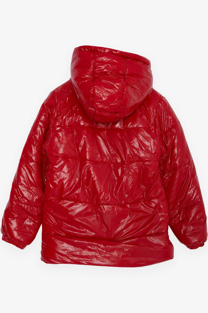 BRE Esso Mandolin Boys' Jacket with Hood and Zipper, Red, 60 Years - Cesena