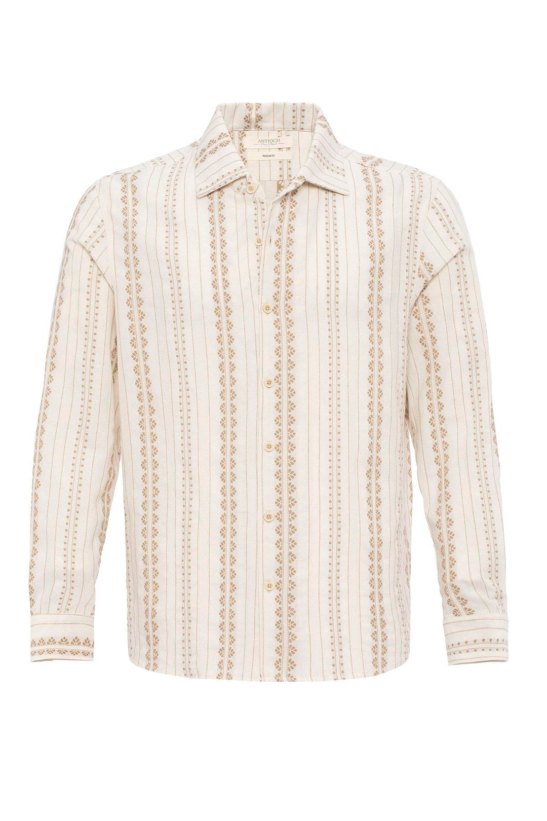 ANT Ethnic Patterned Long Sleeve Men's Shirt - Jerez de García Salinas