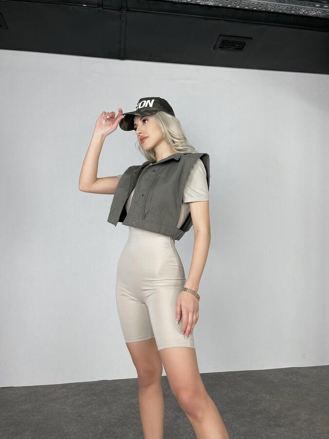 HLLY Women Armor Vest كاكي - سبرينغفيلد