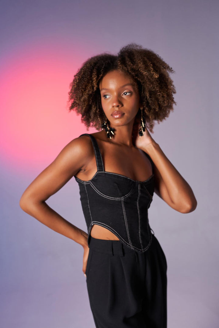 HLLY Women Patty Bustier Black - Chelmsford