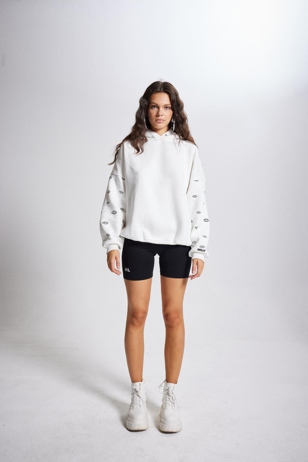 HLLY Women Eye Sweatshirt White - Toledo