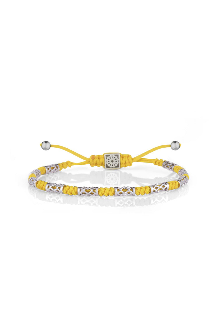 NVM FRNCH Macrame Yellow Color Handmade Bracelet FRJ11062162-Z - Camarillo