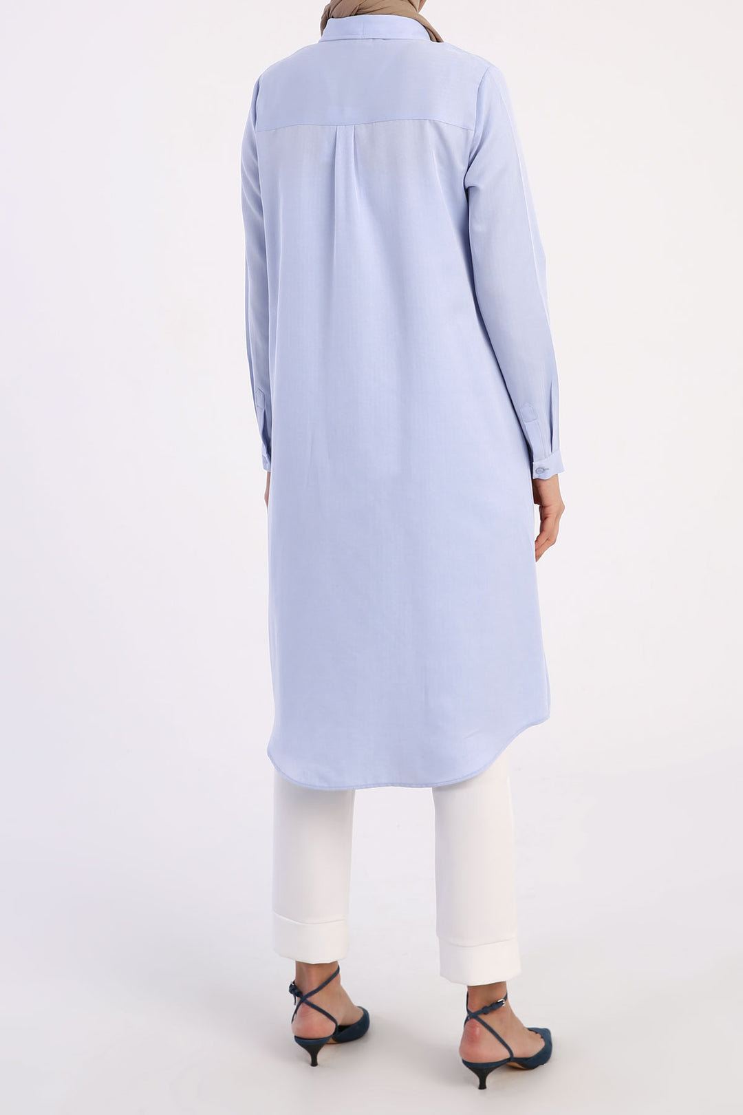 TLD Women Allday Blue Secret Explosive Long Shirt - Ensenada