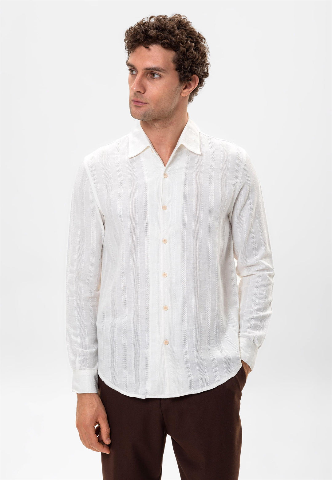 ANT Knitted Patterned Men's Shirt - South San Francisco