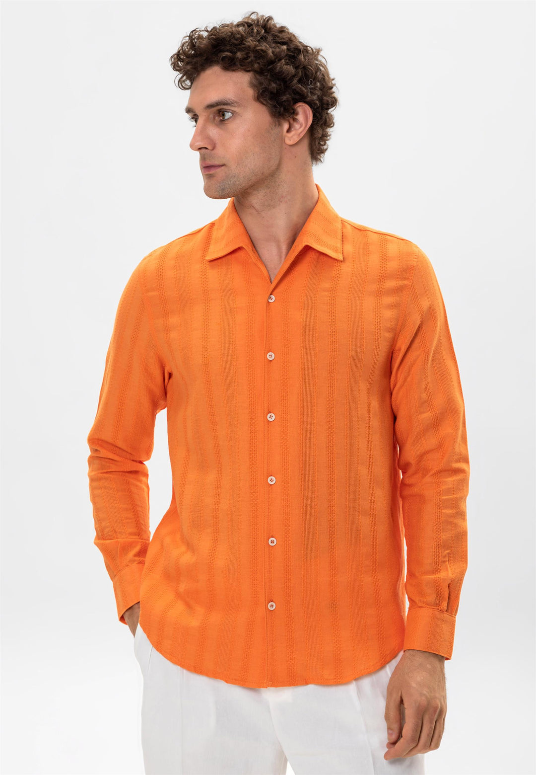 ANT Knitted Patterned Men's Shirt - Rome