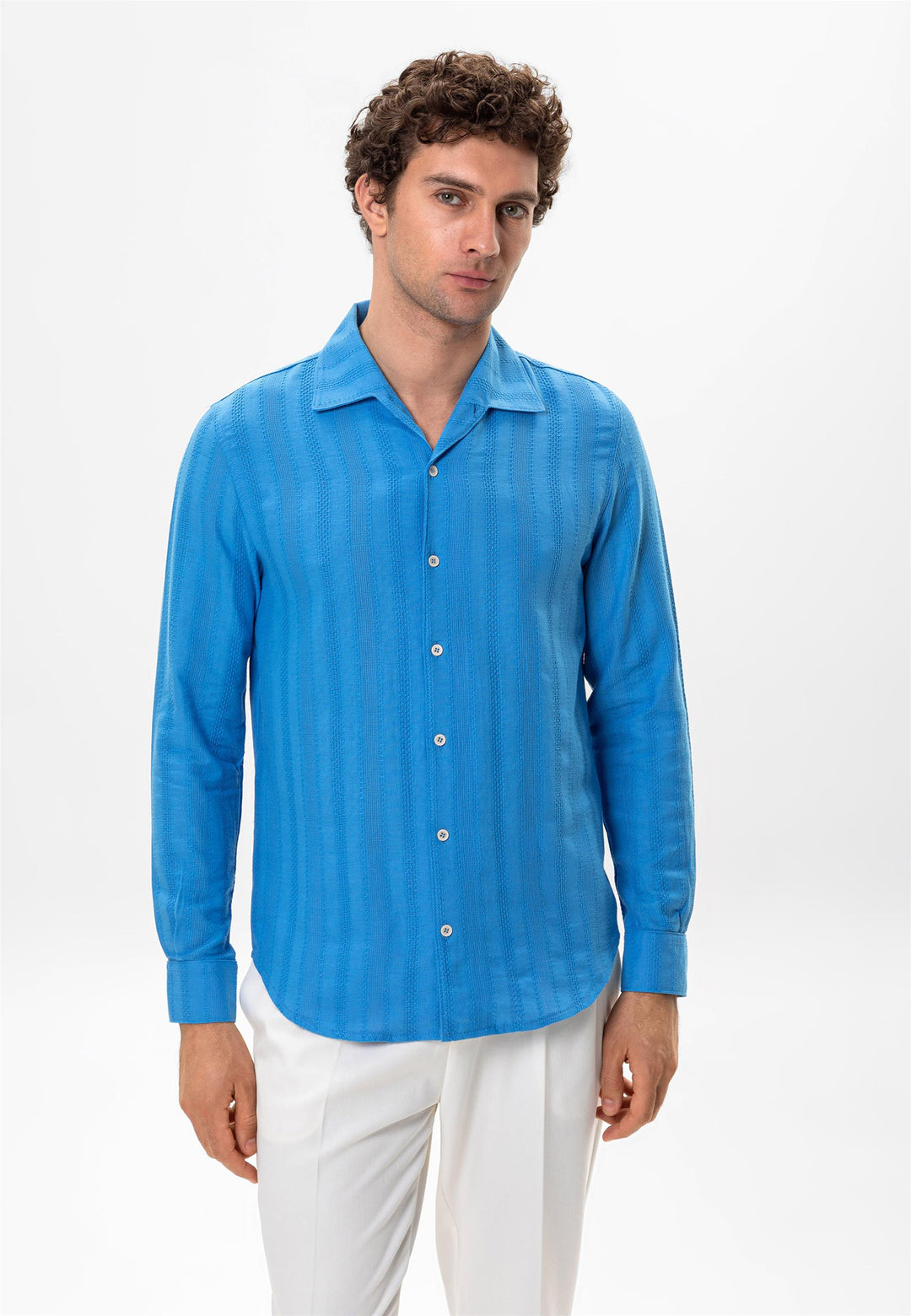 ANT Knitted Patterned Men's Shirt - Kent