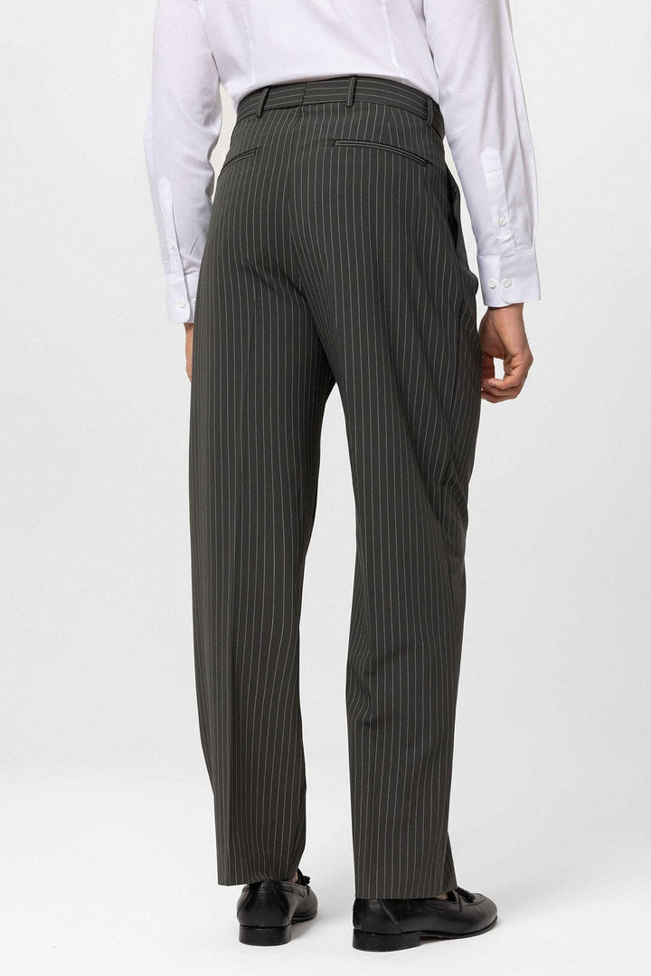 ANT High Waist Relax Fit Striped Men's Pants - Acharnés